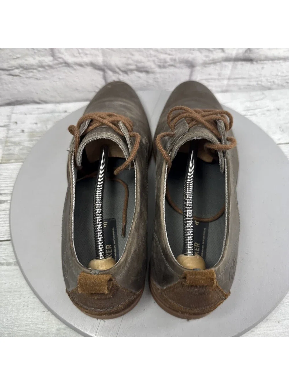 Bull Boxer Dress Casual Oxford Leather Shoes Men’s Sz 10 Brown Handmade Portugal